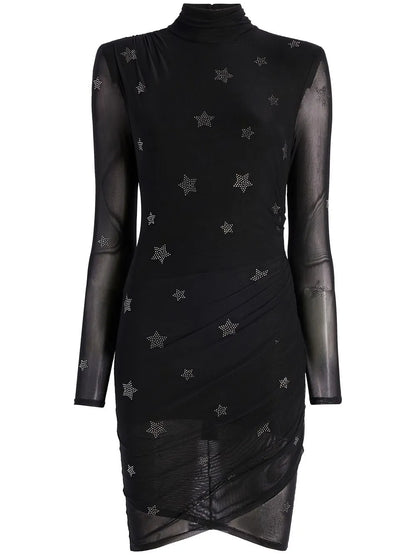 Marlene Star-Print Mini Dress