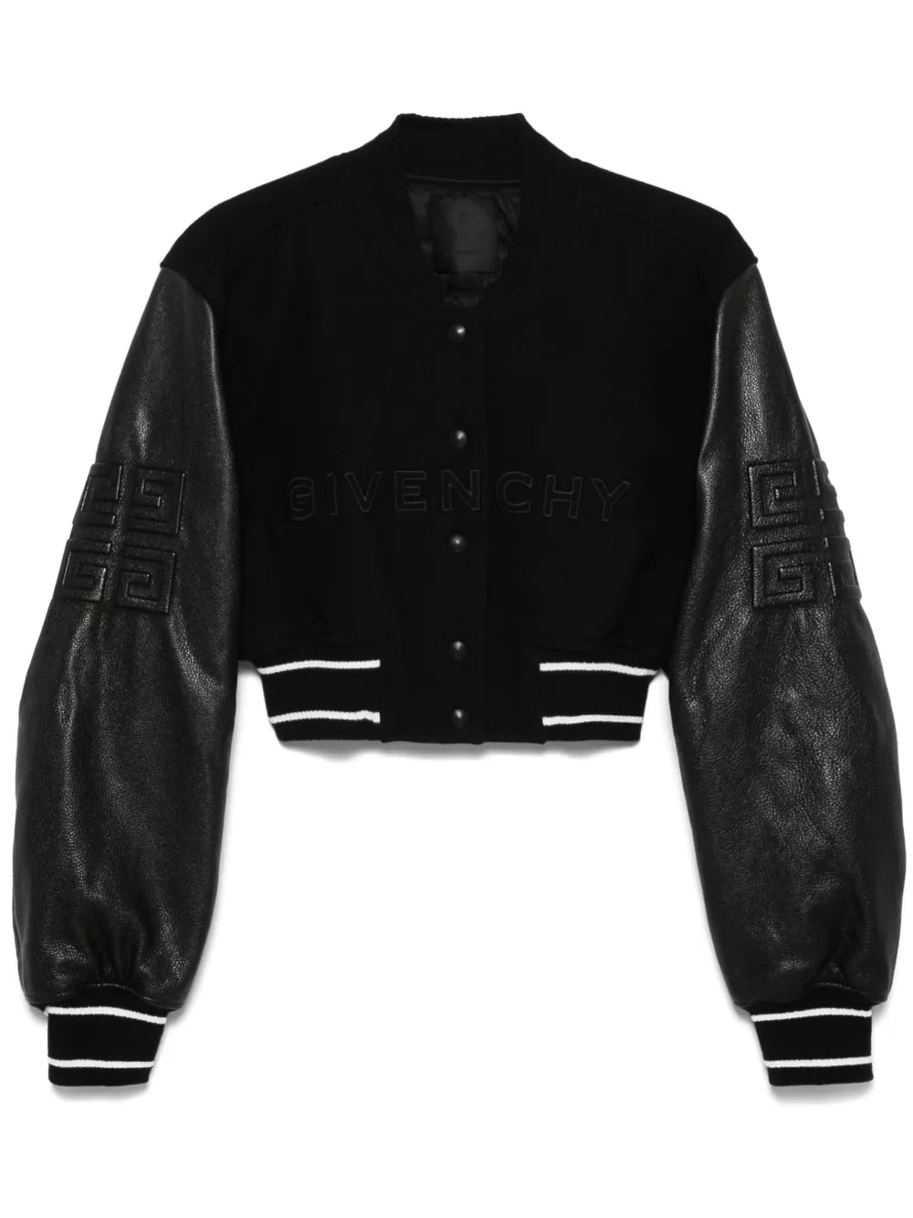 Cropped Bomber Jacket