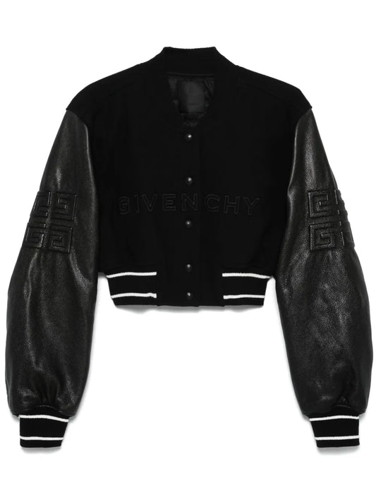 Cropped Bomber Jacket