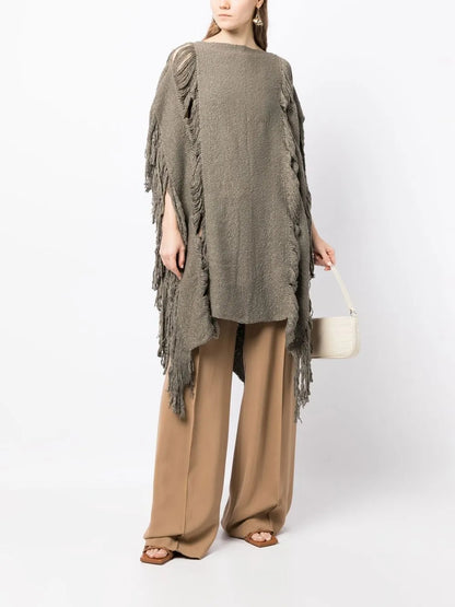 Lace Fringe-Detail Tunic