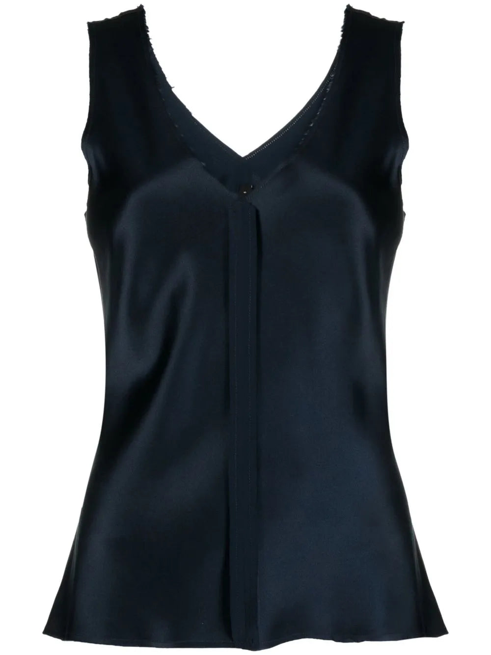 Satin V-Neck Tank Top
