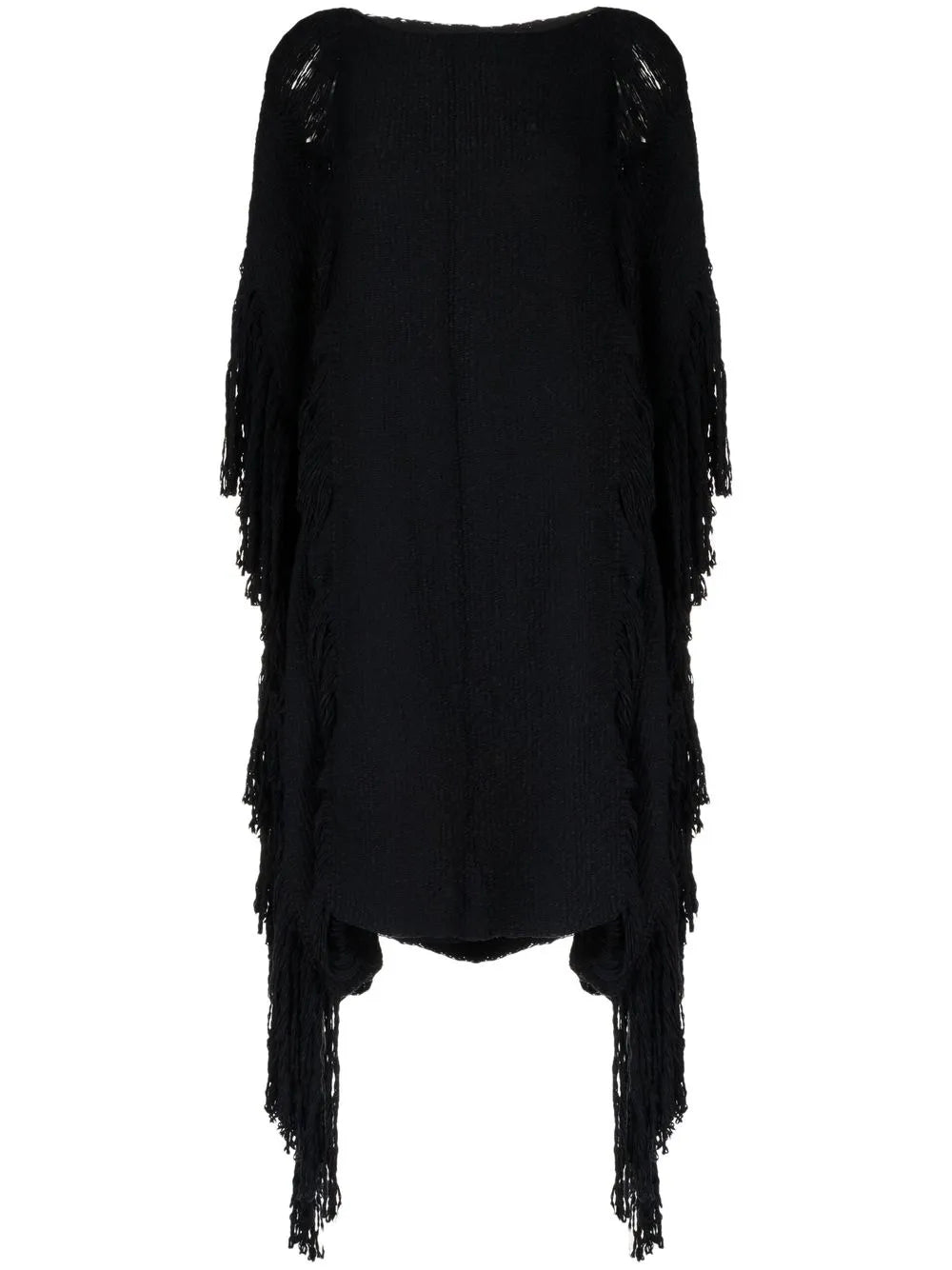 Lace Fringe Manta Knitted Top