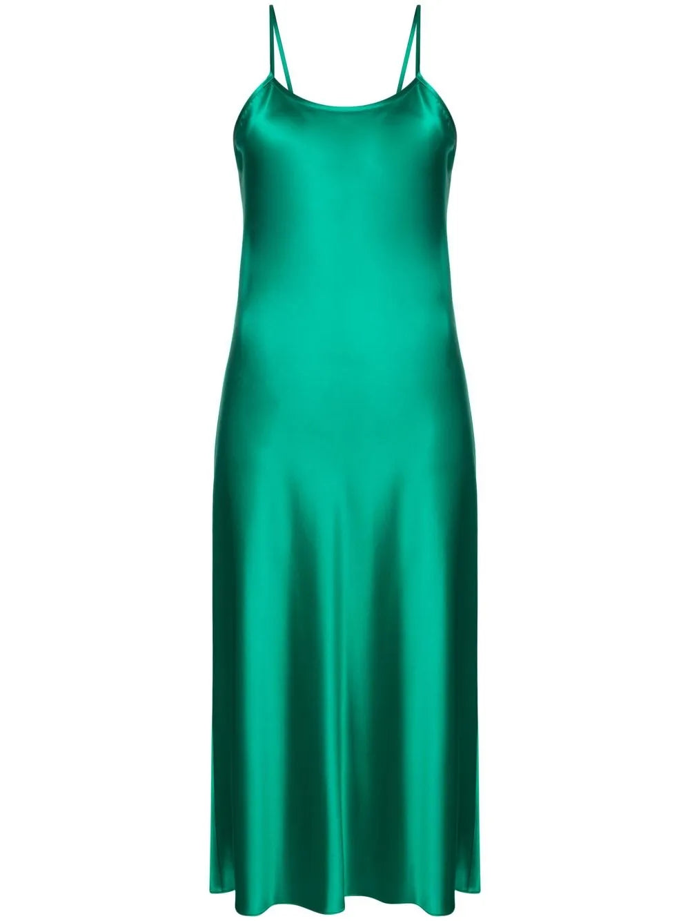 Silk-Satin Slip Dress