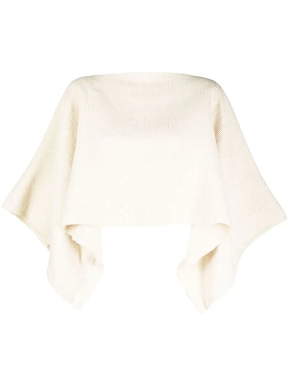 Knitted Alpaca Wool Crop Top