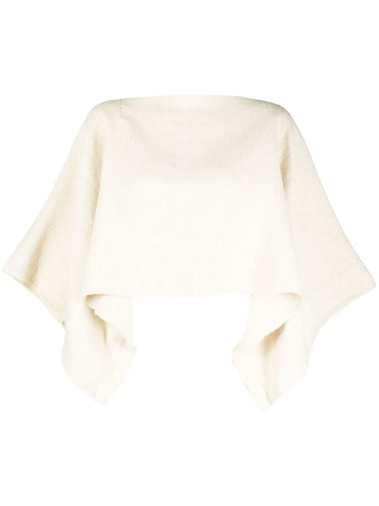 Knitted Alpaca Wool Crop Top