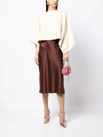 Knitted Alpaca Wool Crop Top