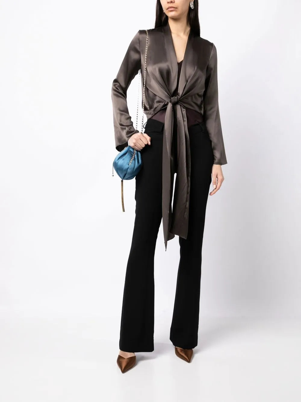 Featherlight Wrap Blouse