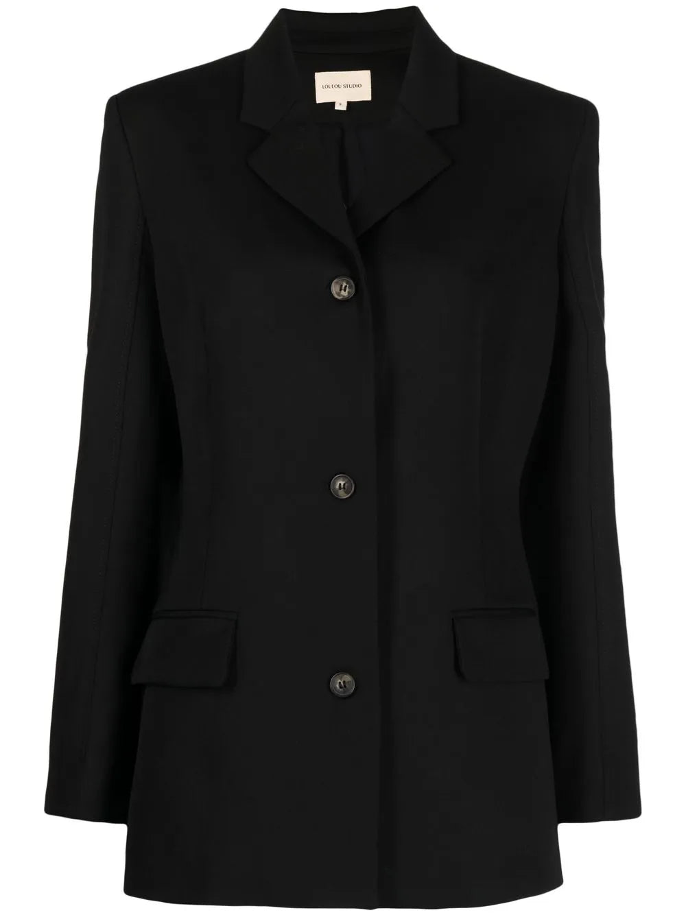 Single-Breasted Virgin-Wool Blazer