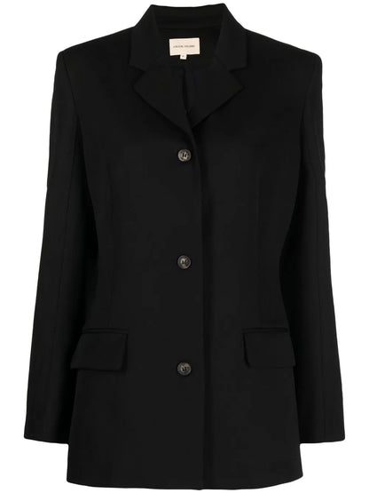 Single-Breasted Virgin-Wool Blazer