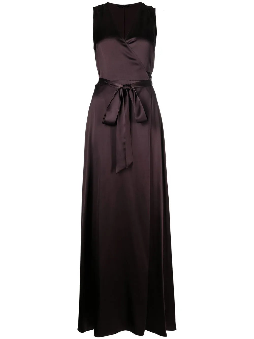 Frontward Satin Maxi Dress
