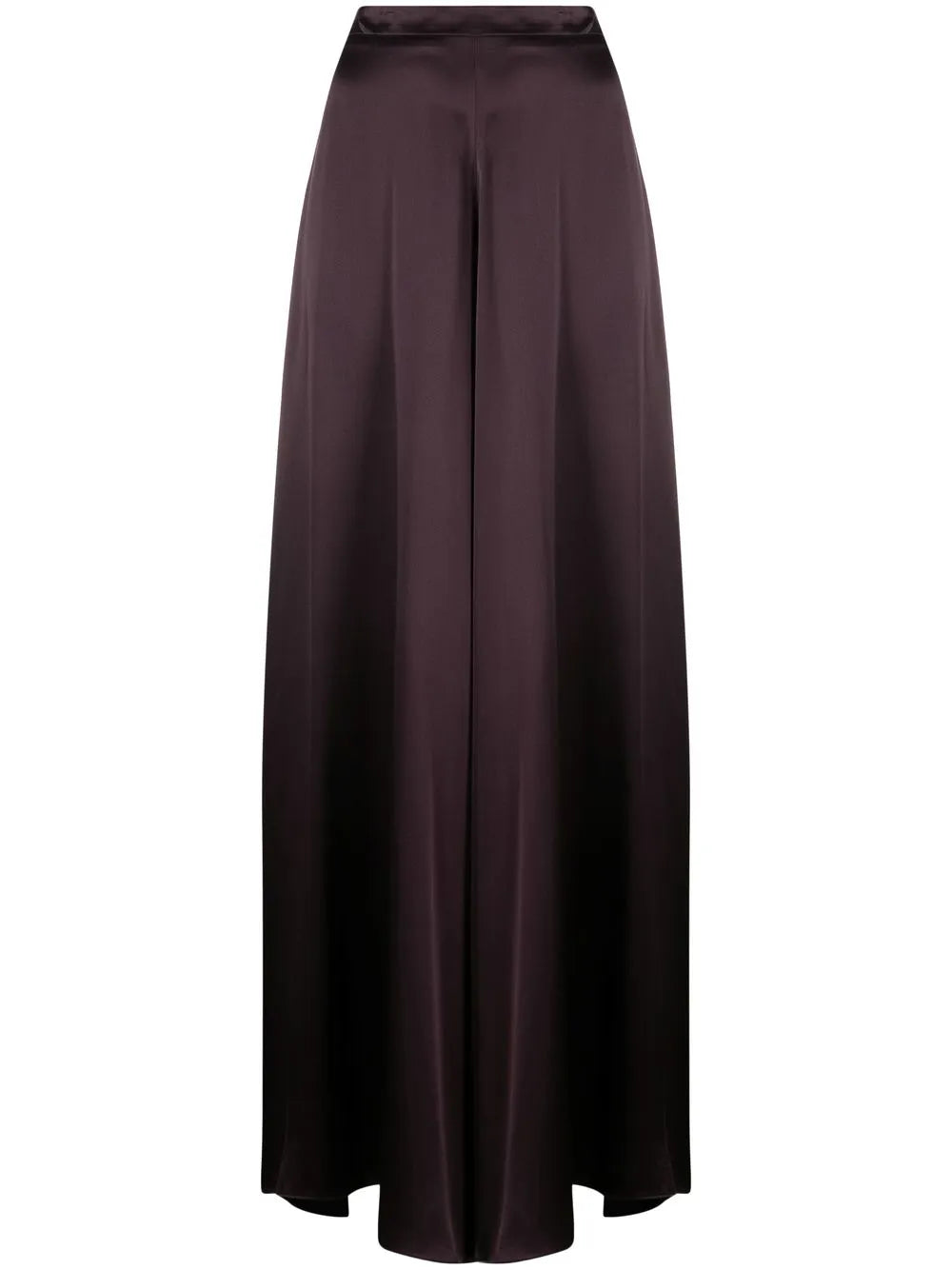 Silk-Satin Palazzo Trousers