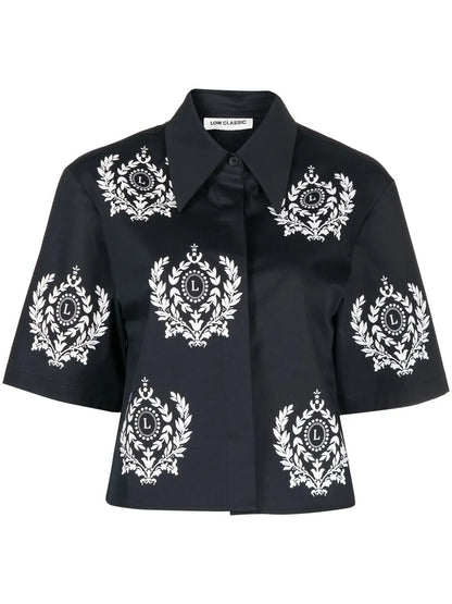 Graphic-Print Short-Sleeve Shirt