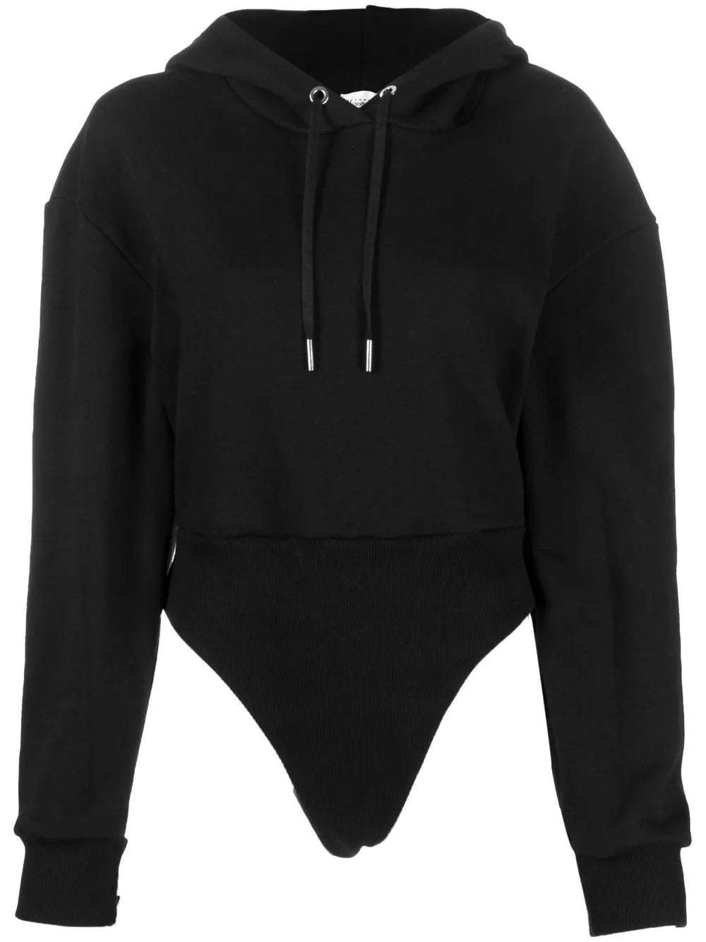 Hybrid Drawstring-Hoodie Bodysuit
