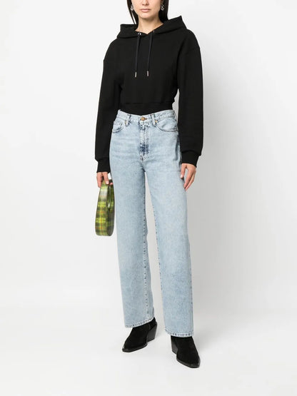 Hybrid Drawstring-Hoodie Bodysuit