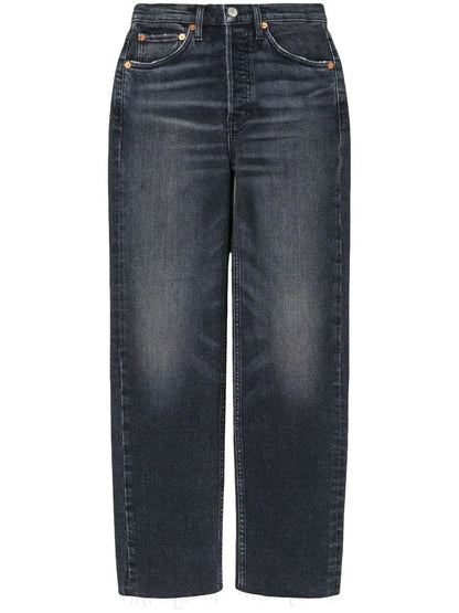 High-Rise Cropped Jeans