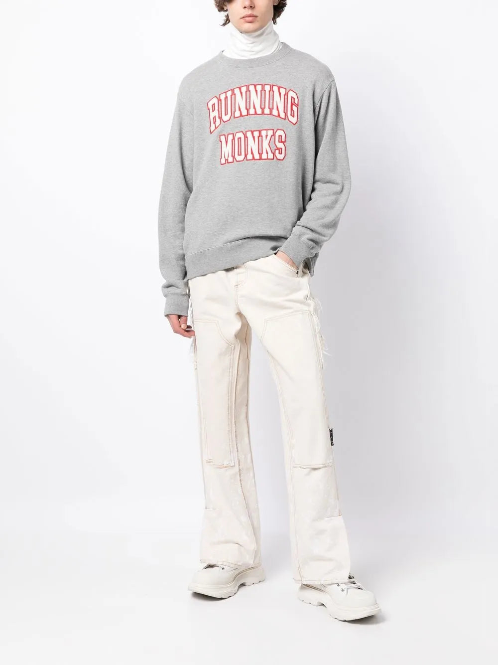 Running Monks Logo-Print Sweatshirt