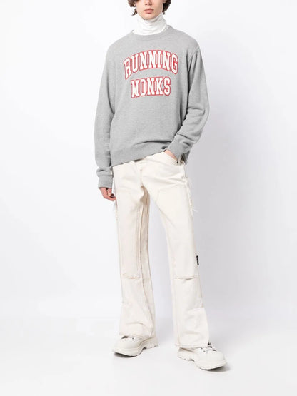 Running Monks Logo-Print Sweatshirt