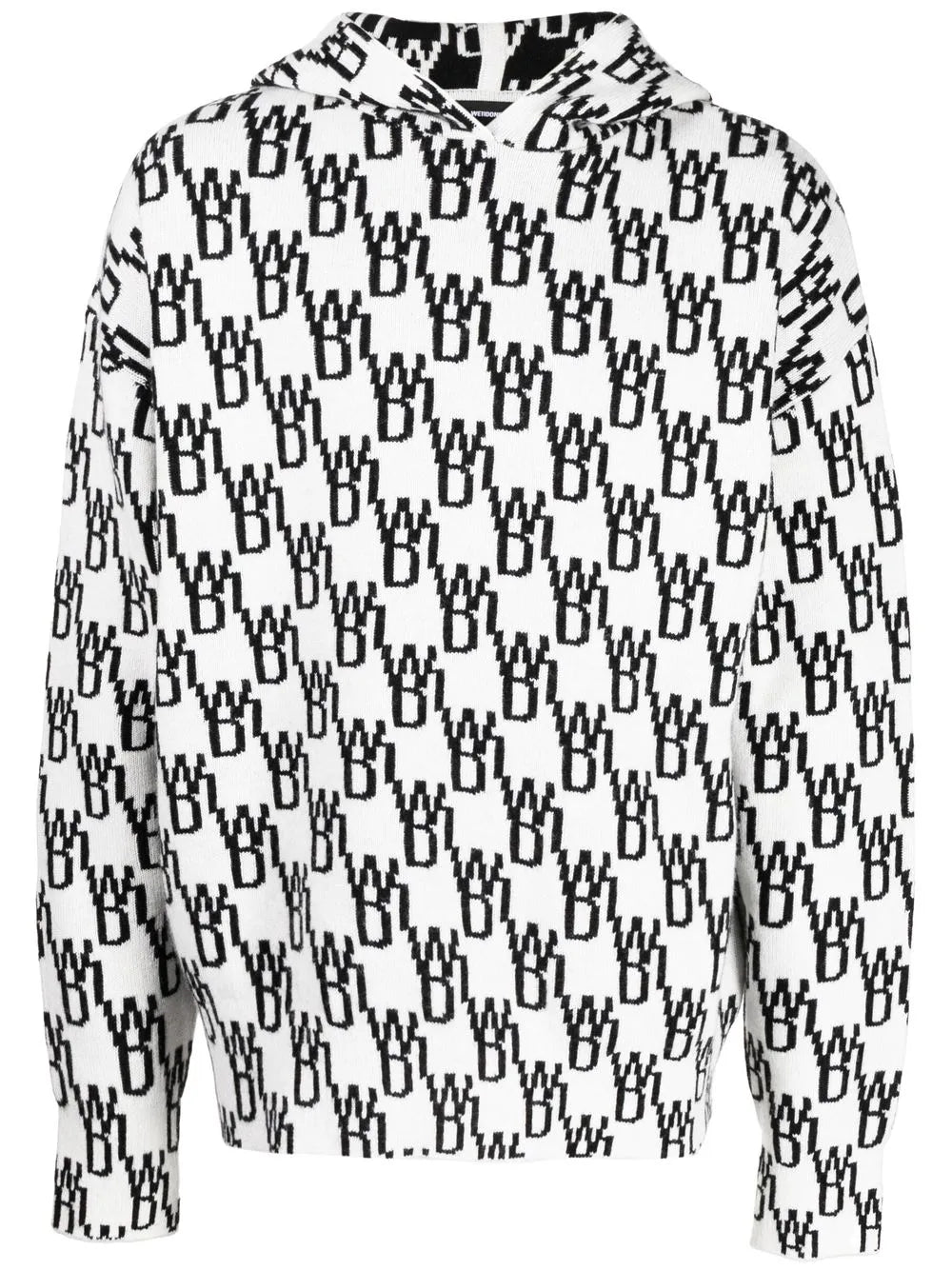 Monogram Knitted Hoodie