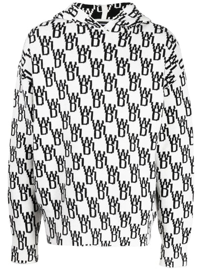 Monogram Knitted Hoodie