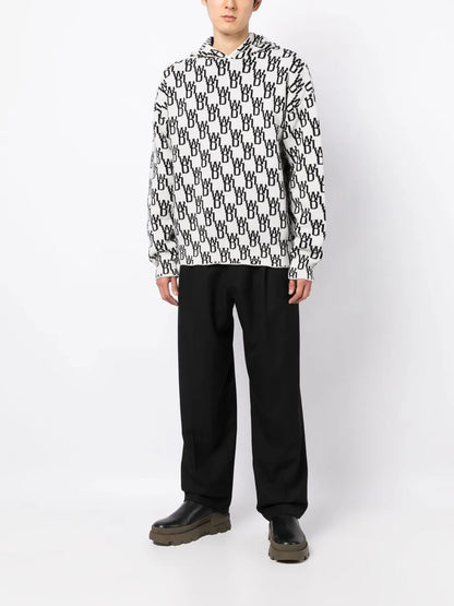 Monogram Knitted Hoodie