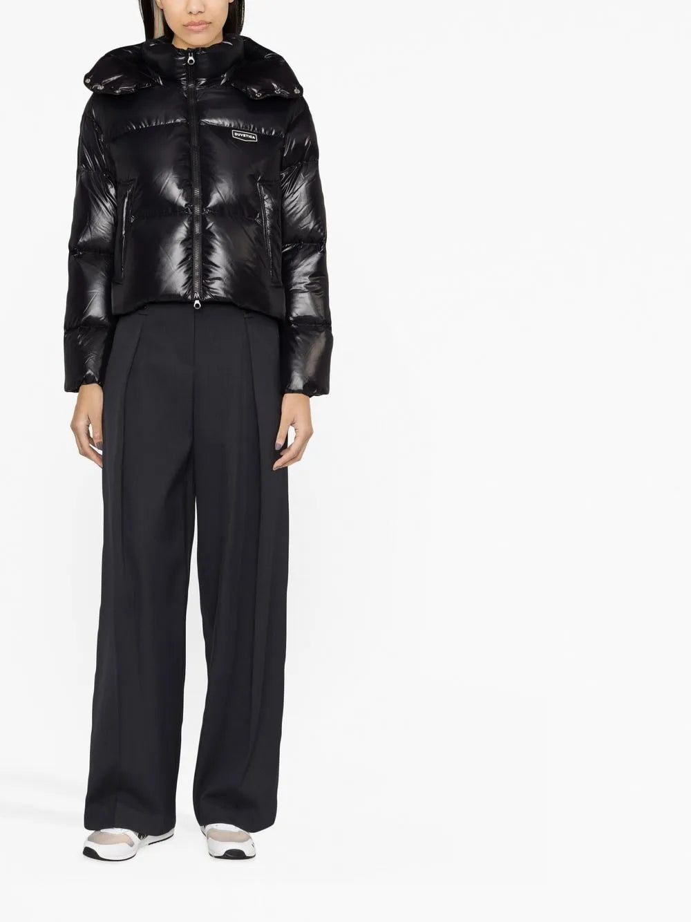 Logo-Patch Puffer Jacket