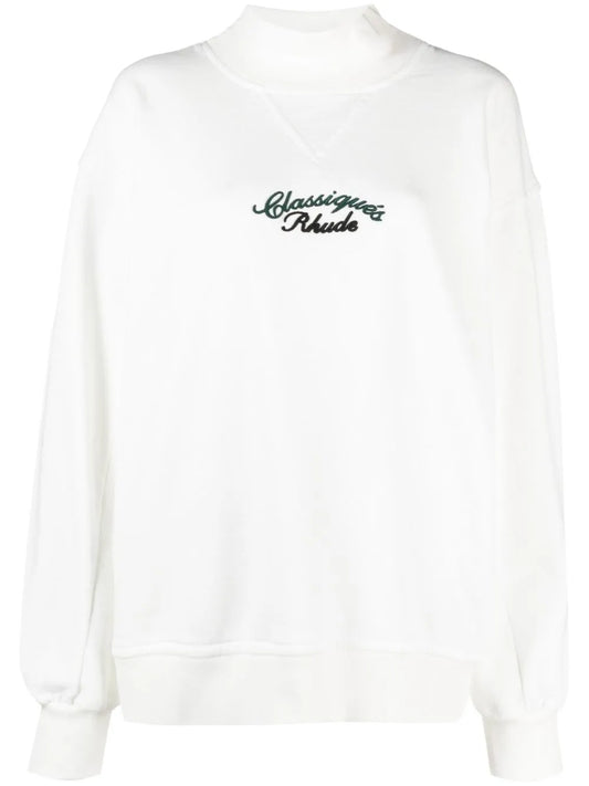 Logo-Embroidered Cotton Sweatshirt