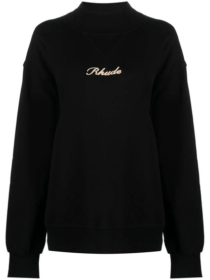 Embroidered Logo Fleece Sweatshirt