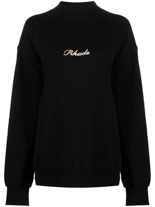Embroidered Logo Fleece Sweatshirt
