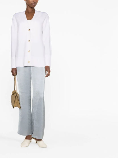 Weekend V-Neck Ribbed Cardigan