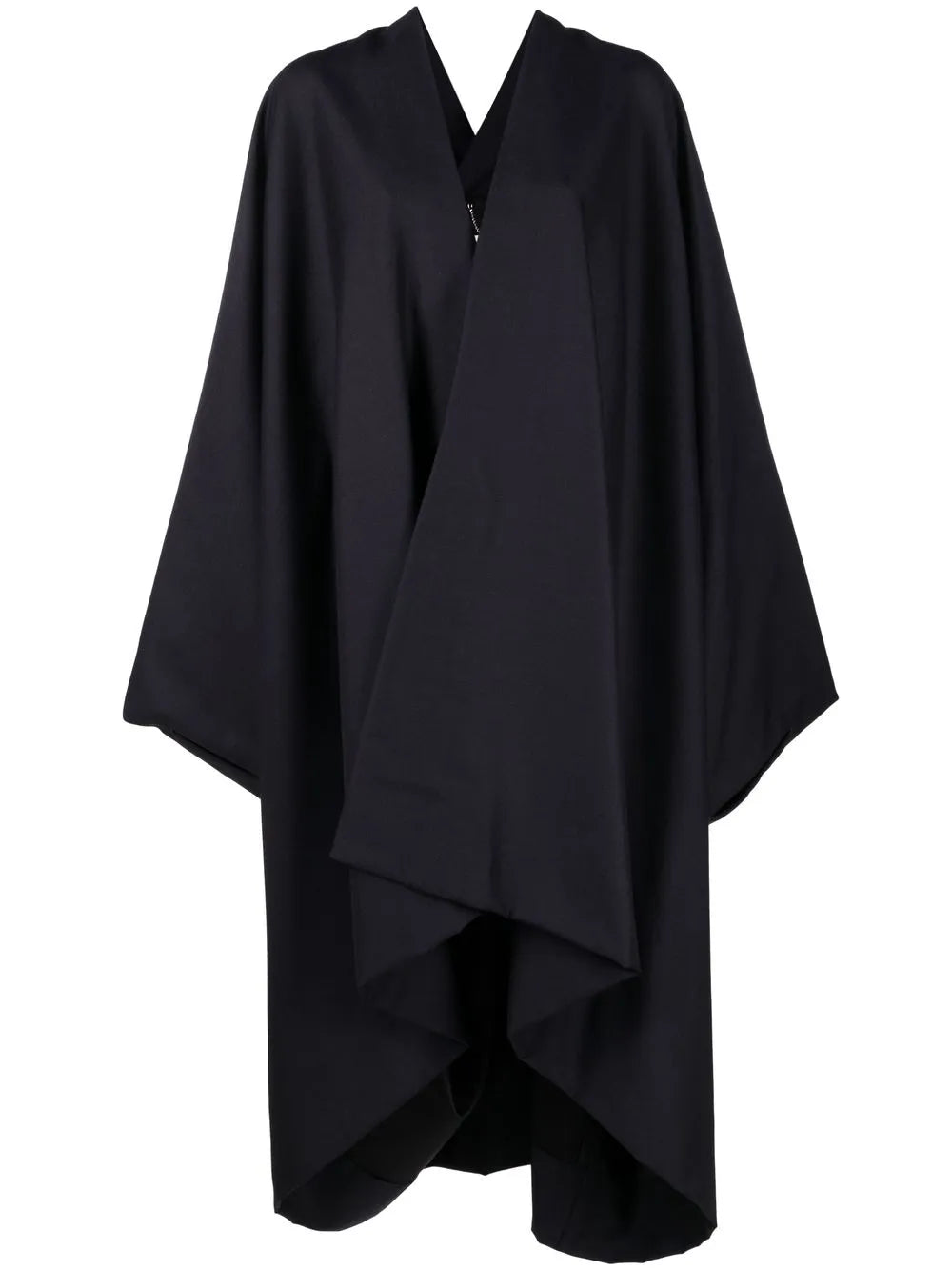 Mohair-Blend Blanket Coat