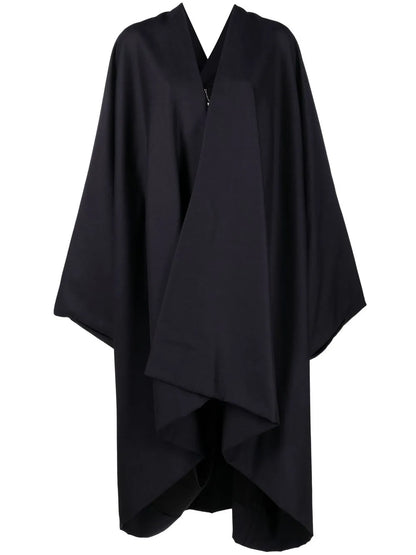 Mohair-Blend Blanket Coat
