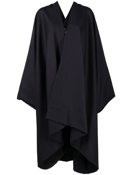 Mohair-Blend Blanket Coat