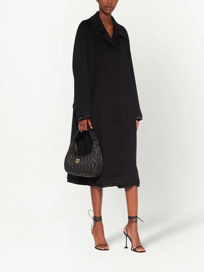 Single-Breasted Mid-Length Coat