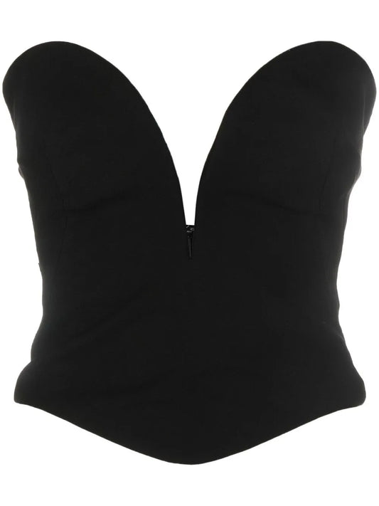 V-Neck Corset Top