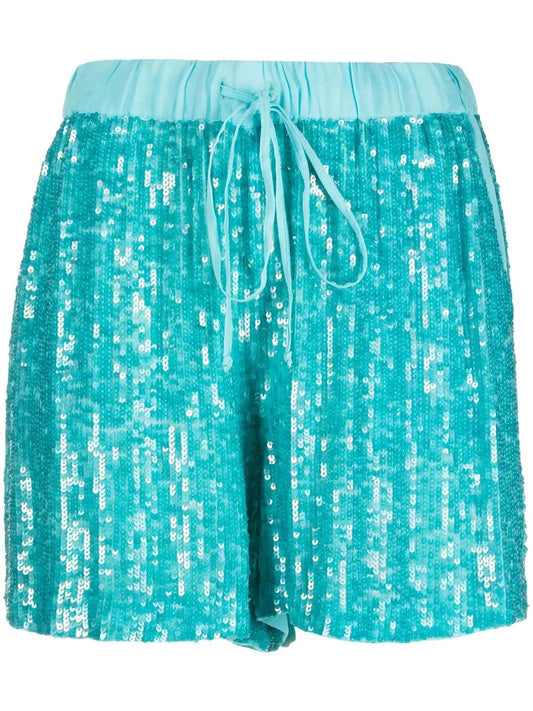 Sequin-Embellished Shorts