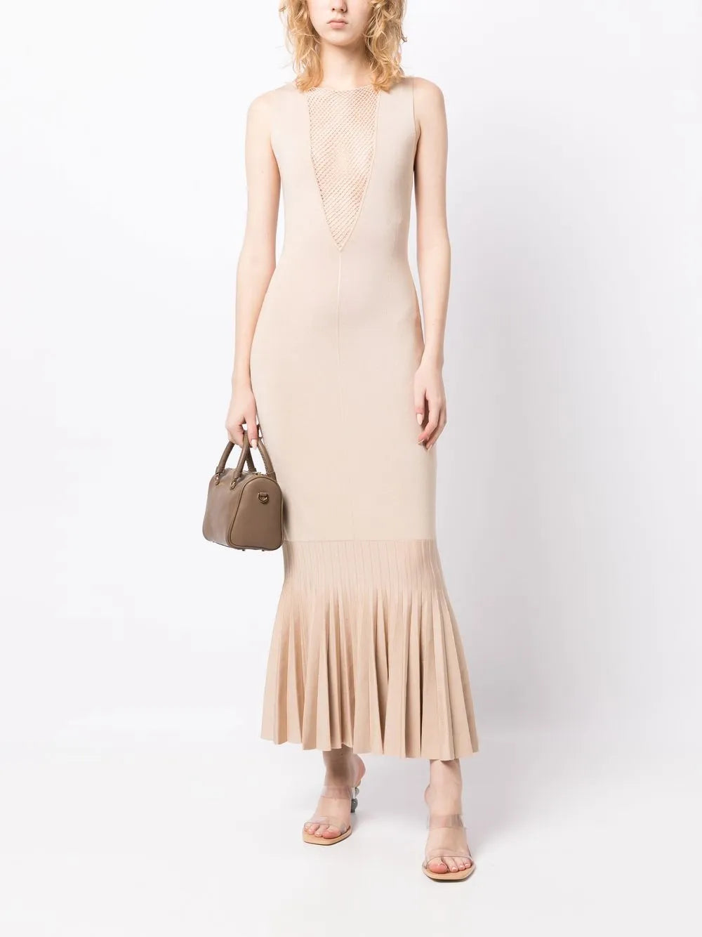 Erato Pleated-Hem Dress