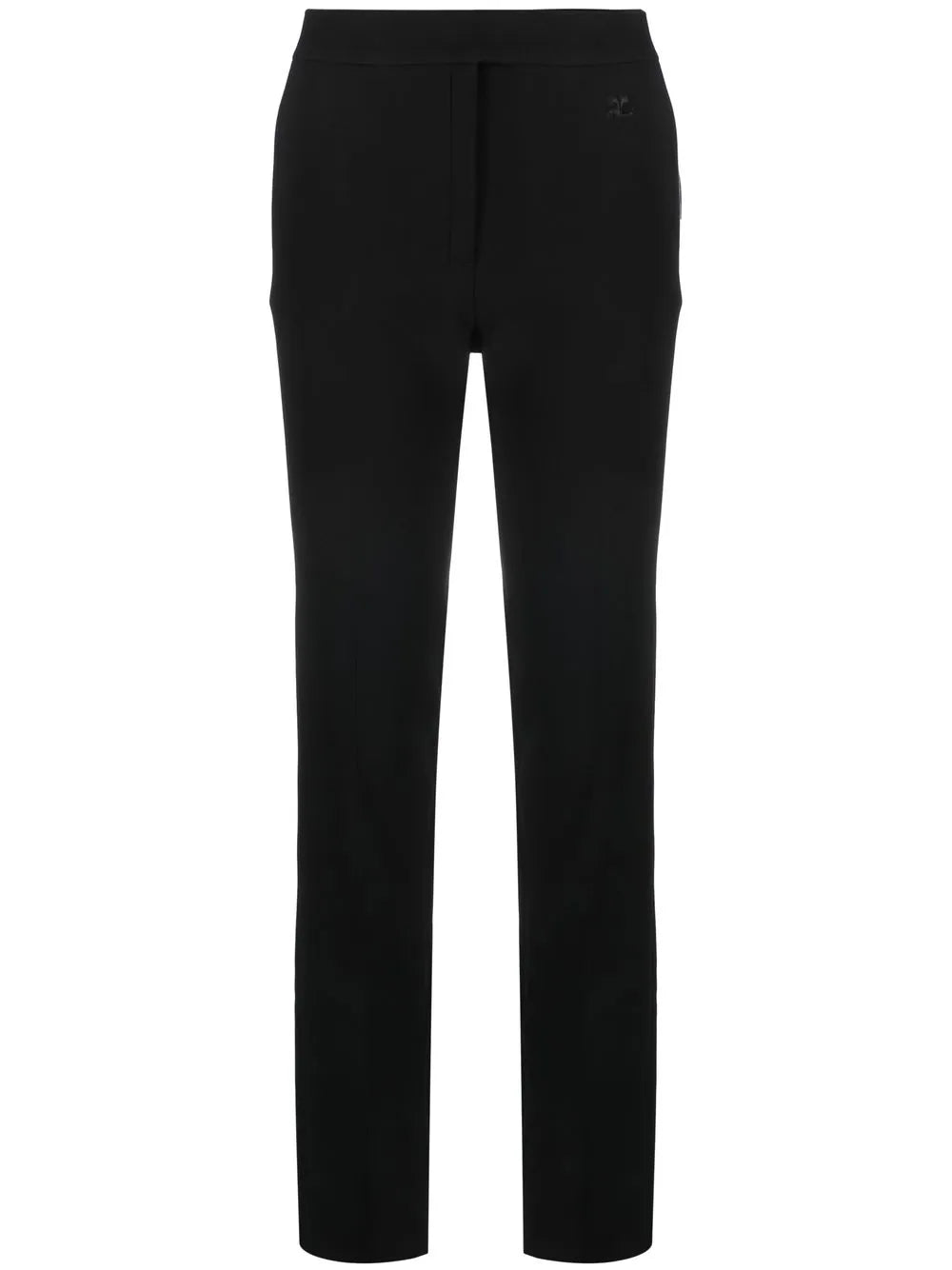 Mid-Rise Slim-Fit Trousers