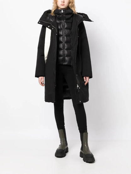 Padded Down Hooded Coat