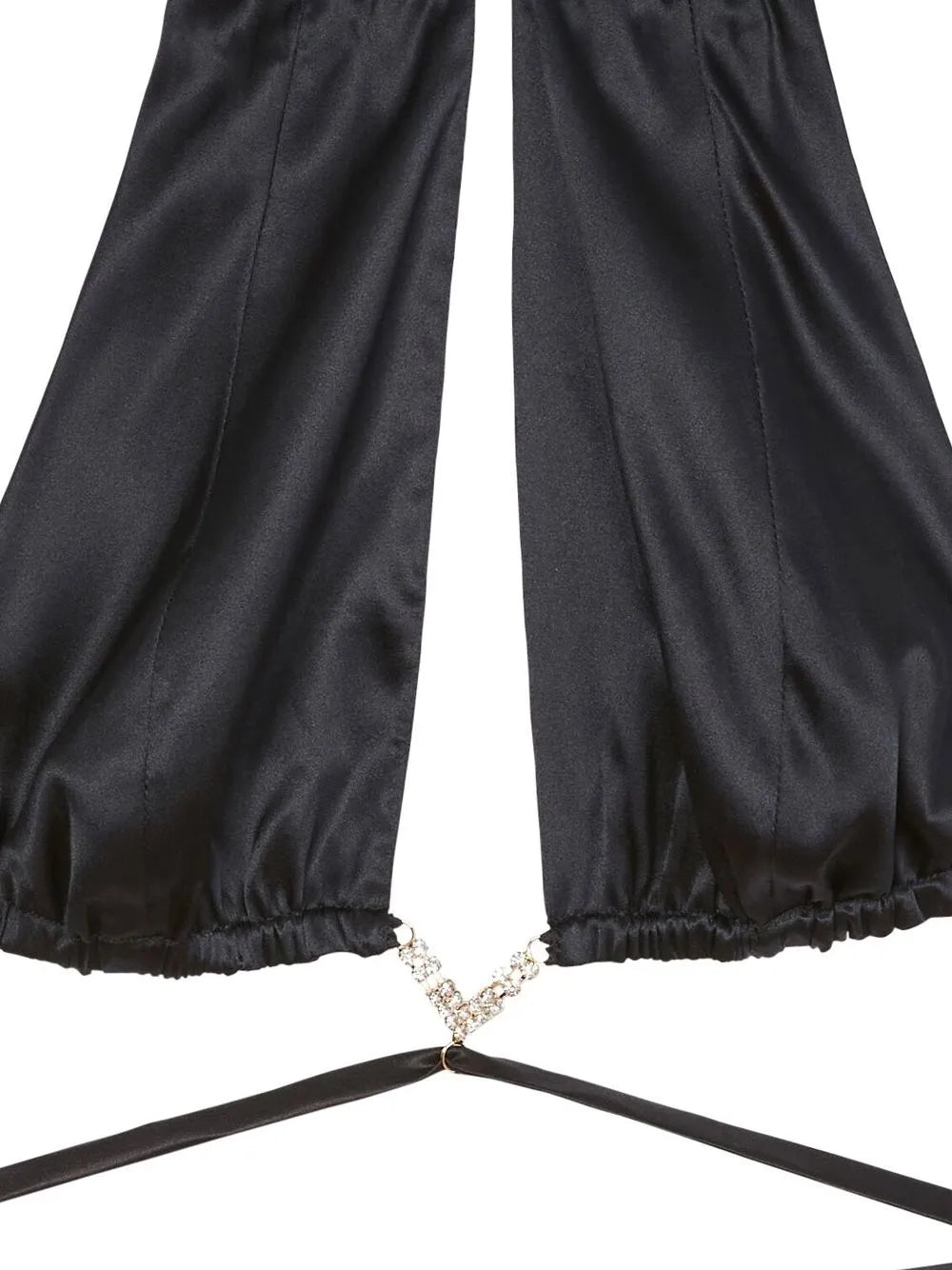 Crystal-Embellished Open Back Top