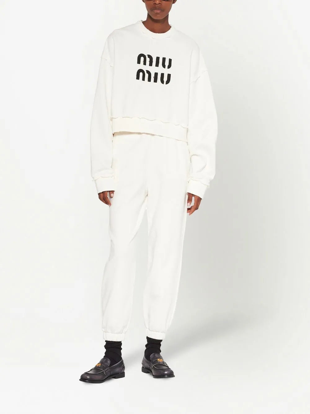 Logo-Embroidered Cotton Track Pants