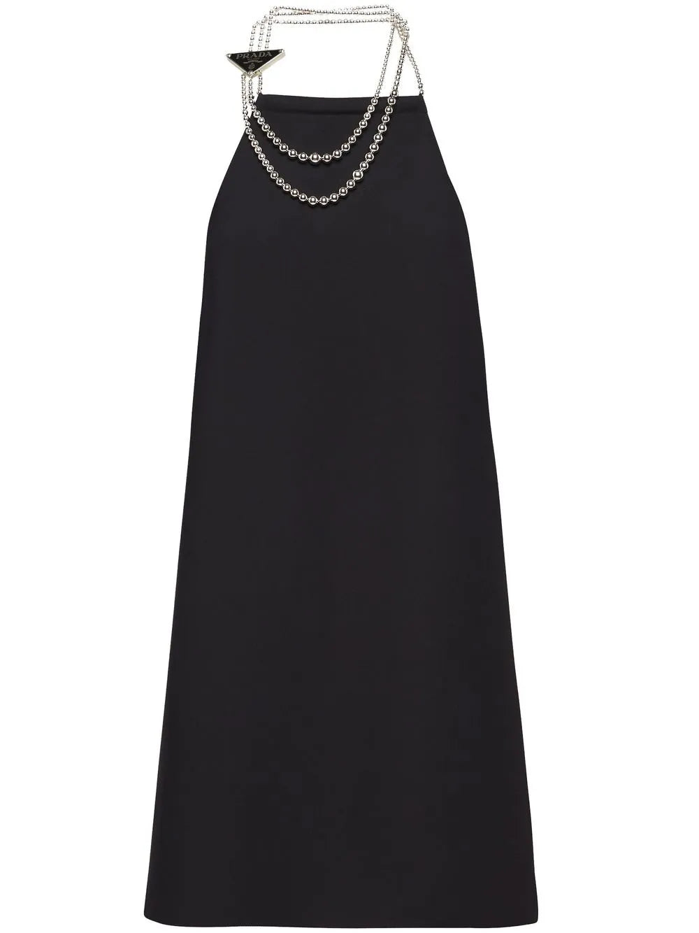 Beaded Halterneck Minidress