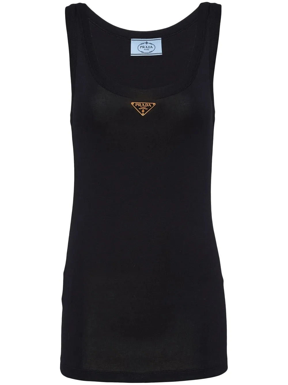 Ribbed-Knit Jersey Tank Top