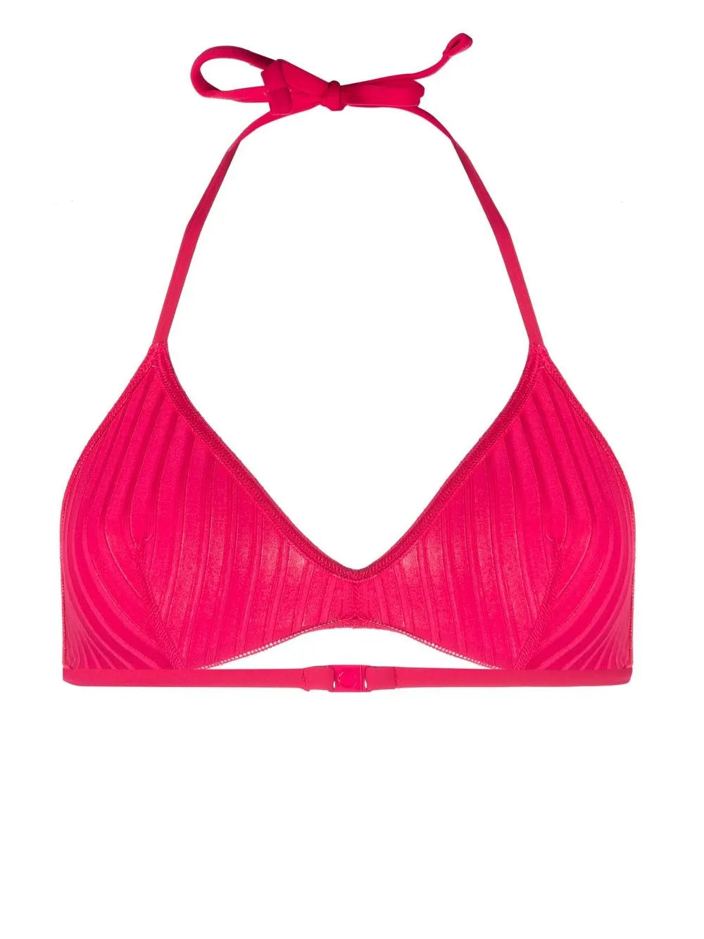 Ribbed Triangle Bikini Top