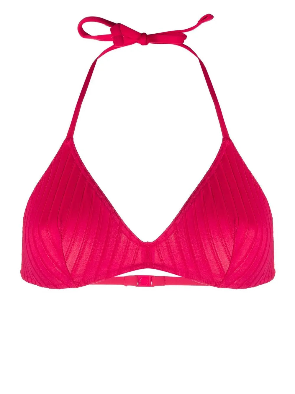 Ribbed Triangle Bikini Top