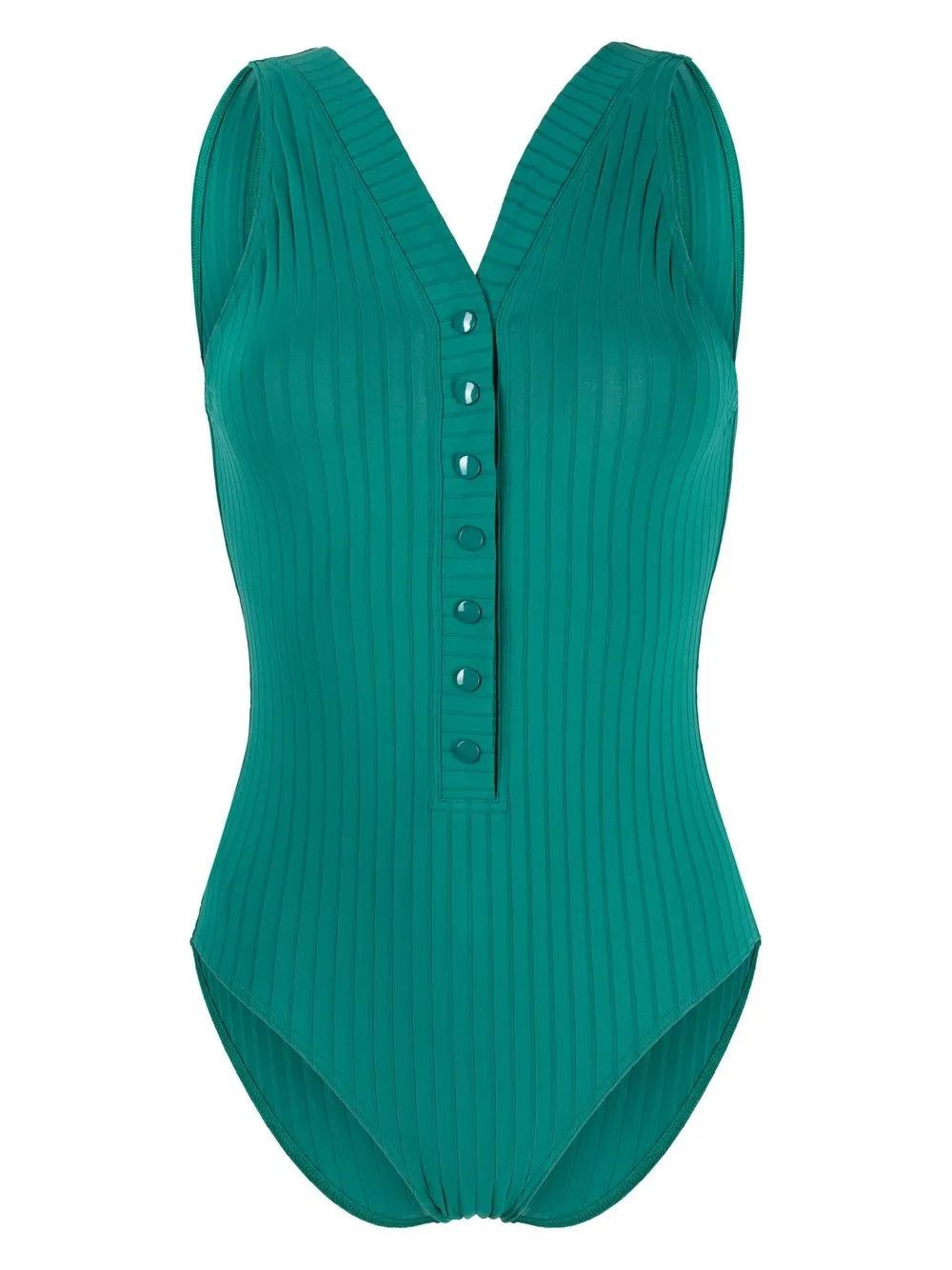 Ribbed Scoop-Back Swimsuit