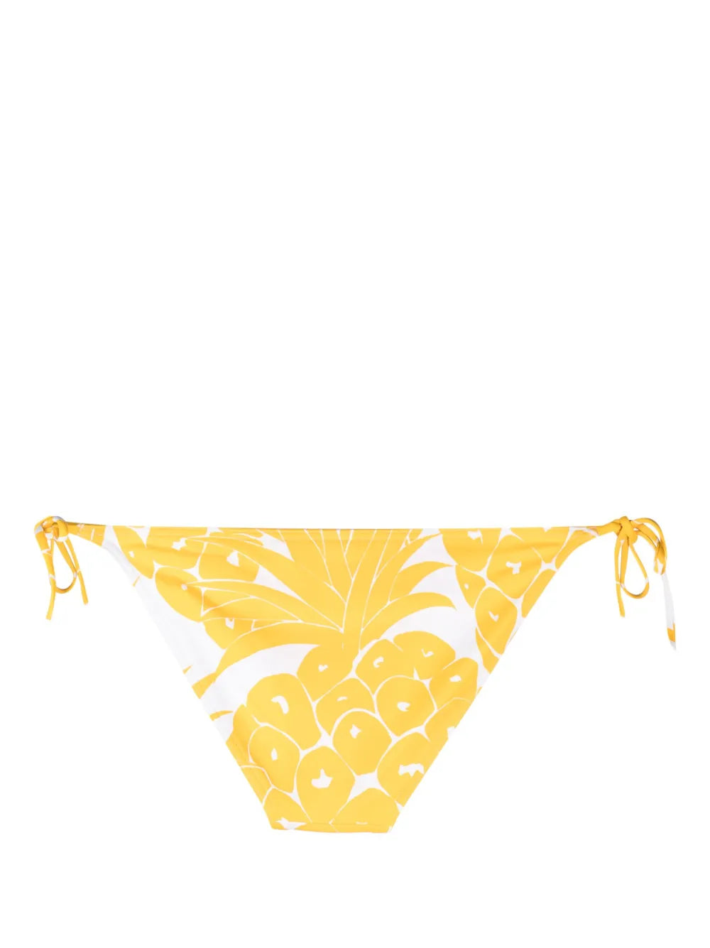 Regal Leaf-Print Bikini Bottoms