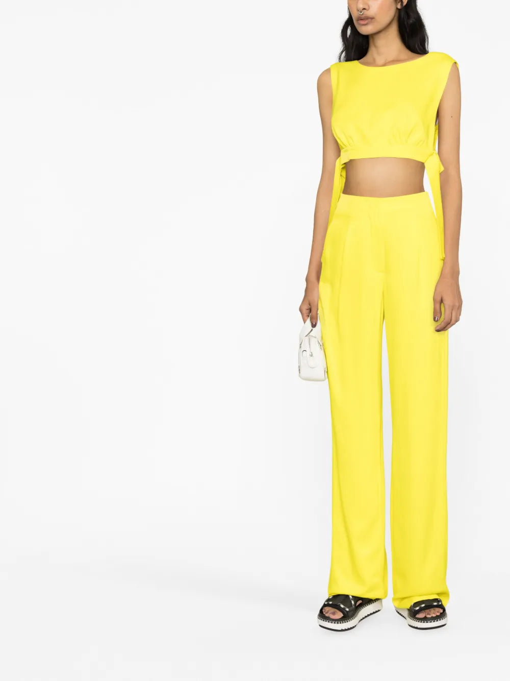 Full-Length Straight-Leg Trousers