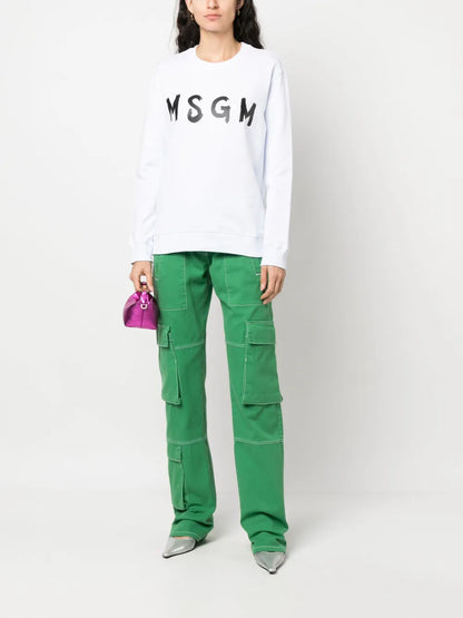 Logo-Print Cotton Sweatshirt