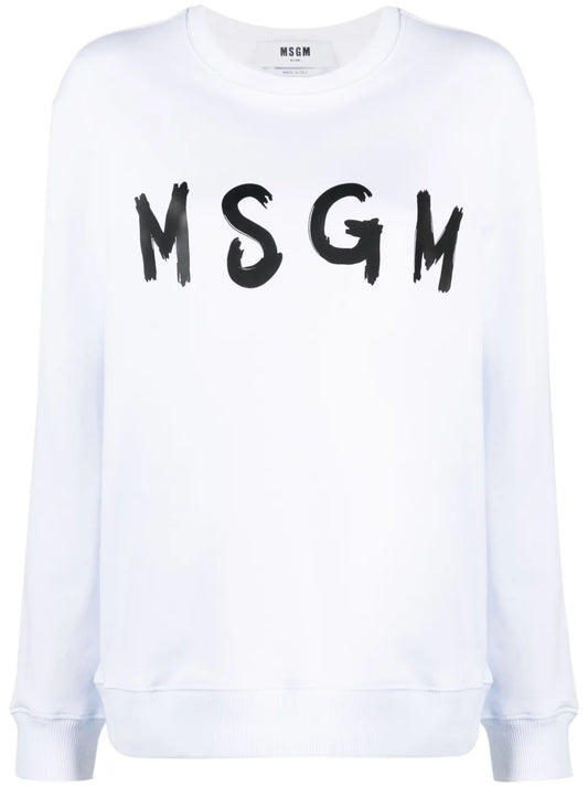 Logo-Print Cotton Sweatshirt