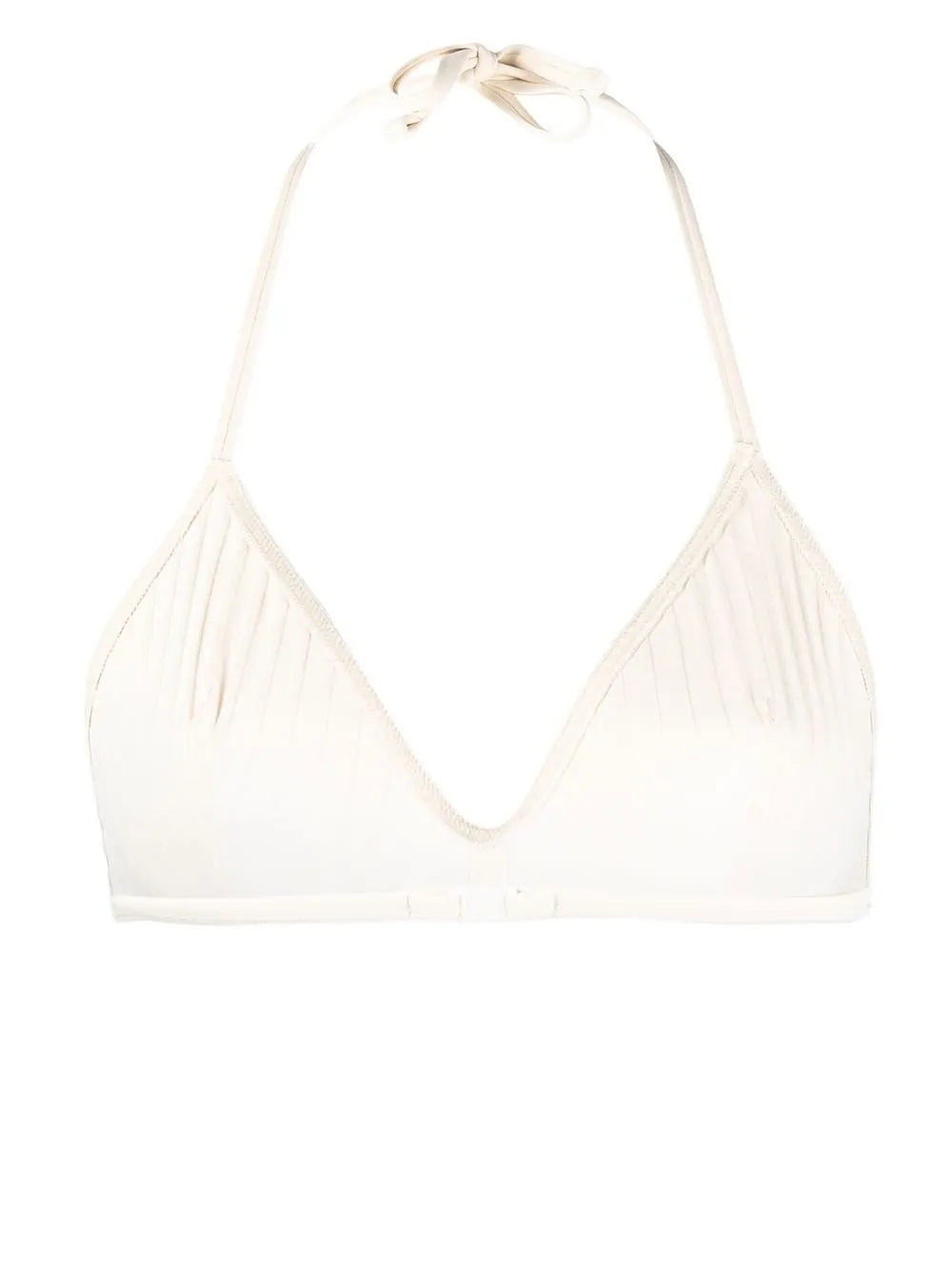 Ribbed Triangle Bikini Top